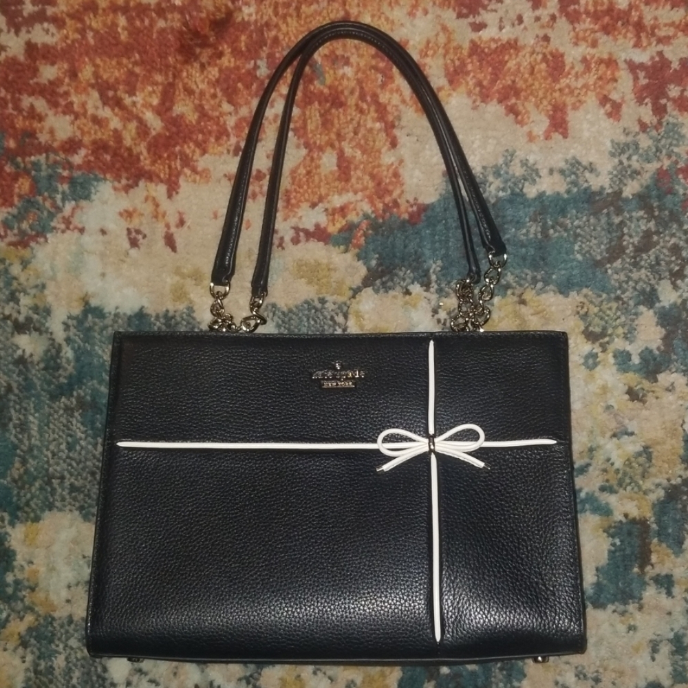 Kate Spade Black and White Shoulder Bag